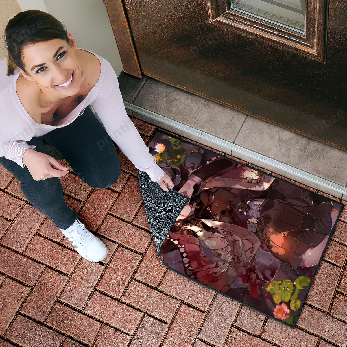 Shinobu Kocho Demon Slayer Art Doormat