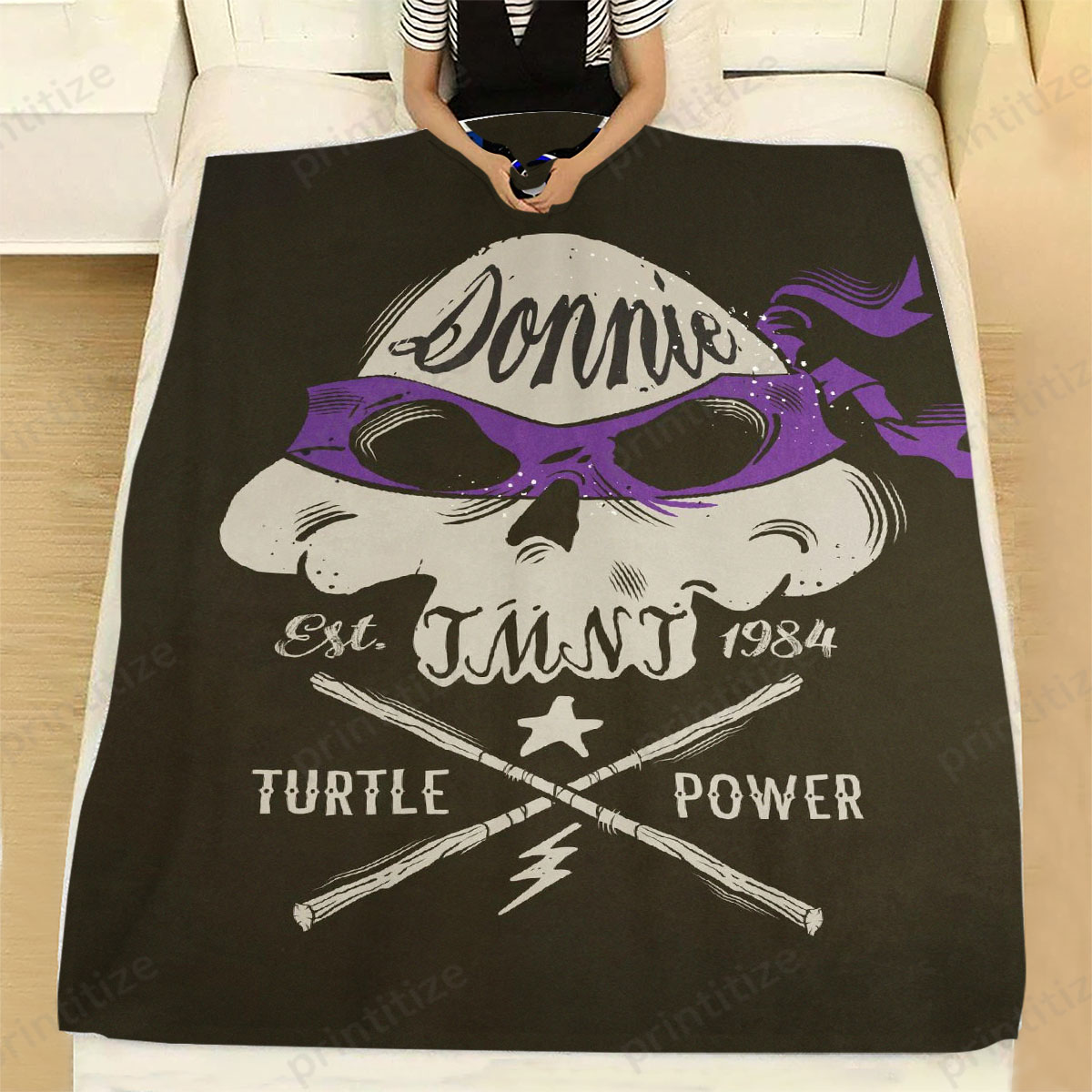 Teenage Mutant Ninja Turtles Donnie Turtle Power Blanket