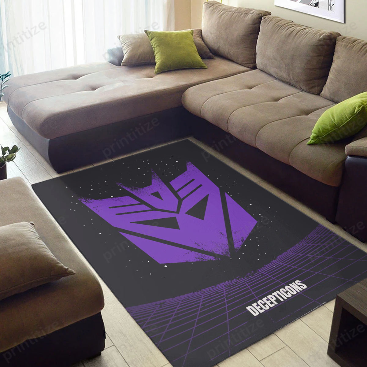 Buy Transformers Decepticons Minimalistic Rug Online | Free Shipping ...