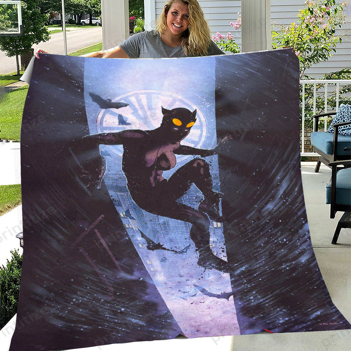 Dc Comics Classic Heroes Catwoman Blanket