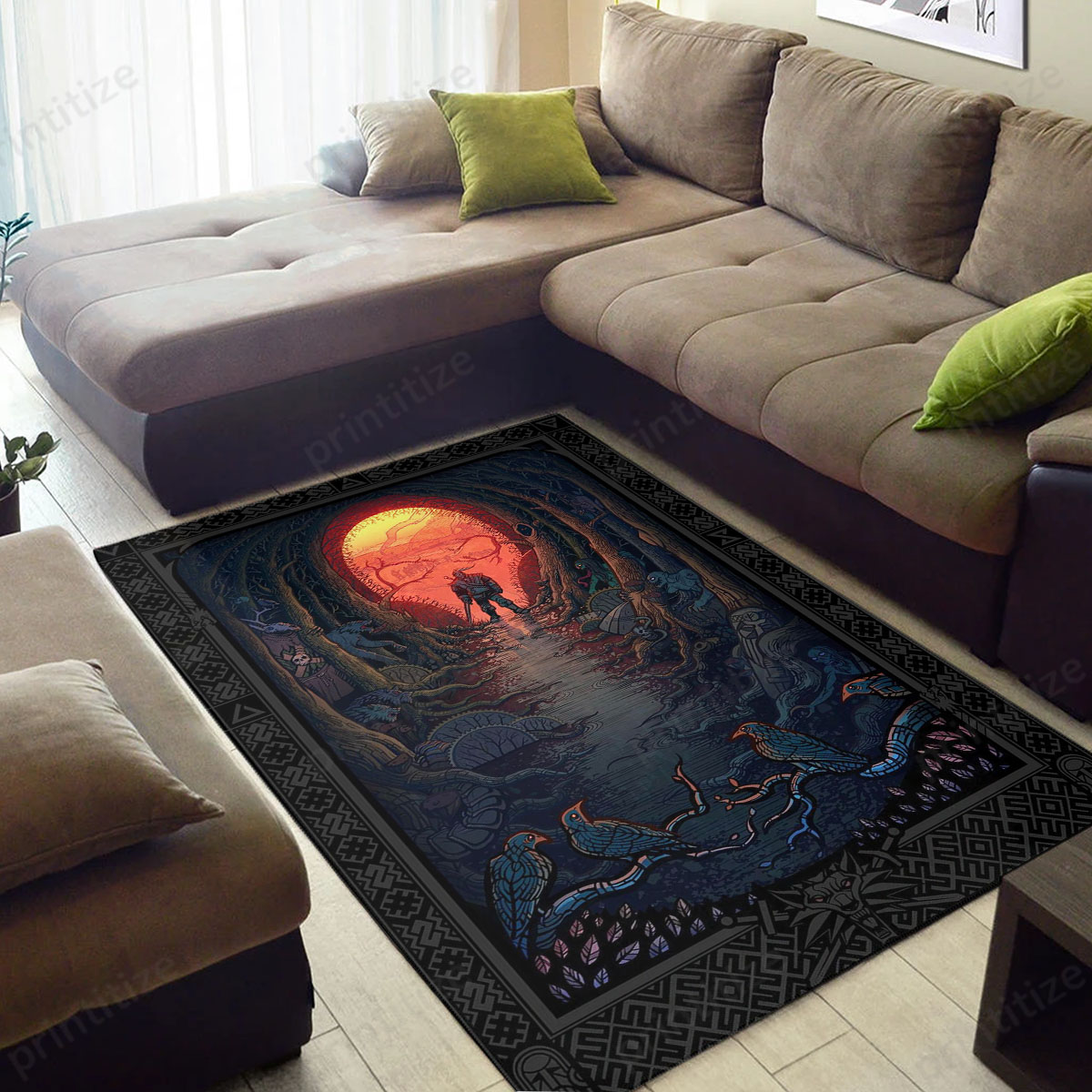 Buy The Witcher Art Carpet Floor Area Rug Online | Free Shipping ...
