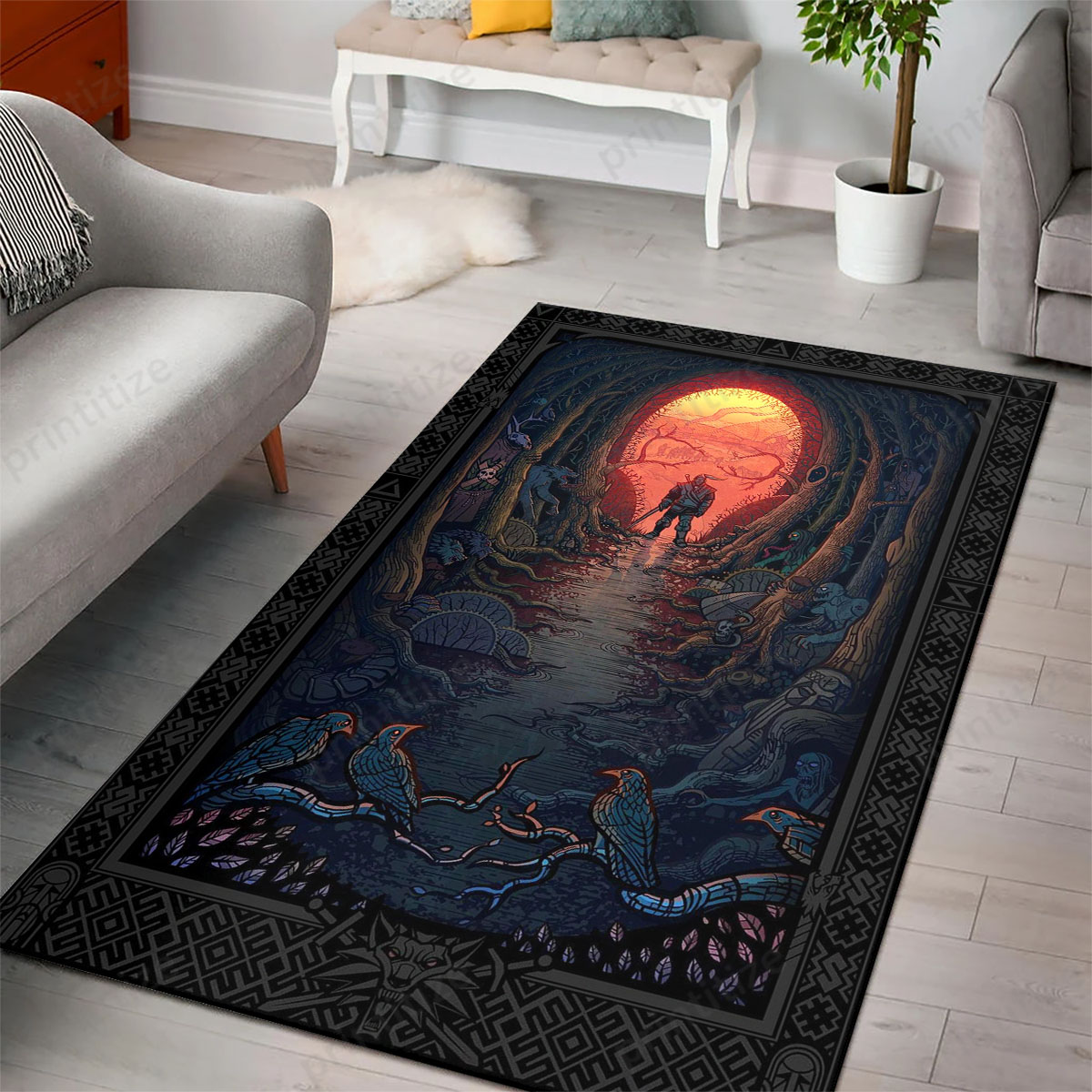 Buy The Witcher Art Carpet Floor Area Rug Online | Free Shipping ...