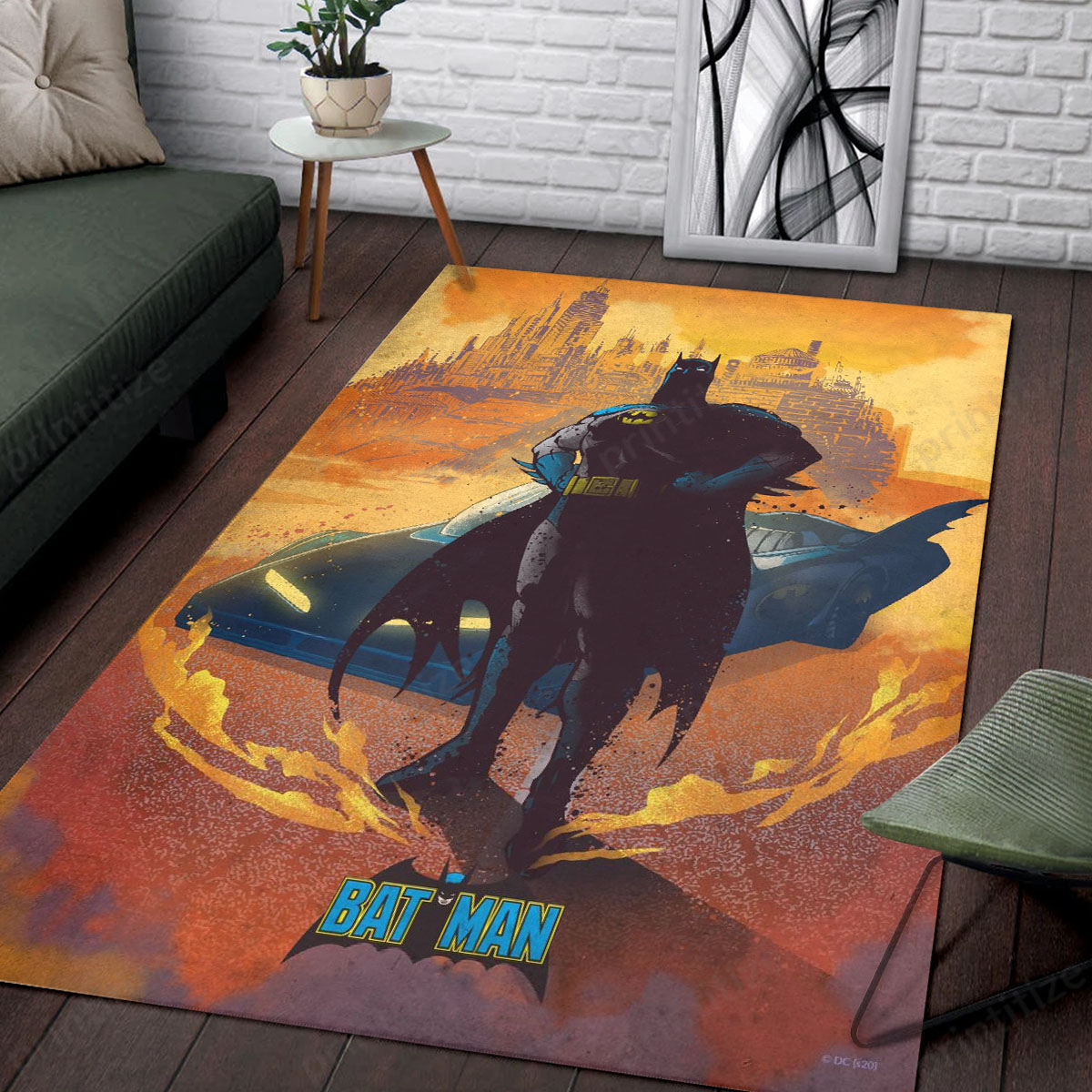 Buy Dc Comics Batman Over The Years 1985 Rug Online | Free Shipping ...