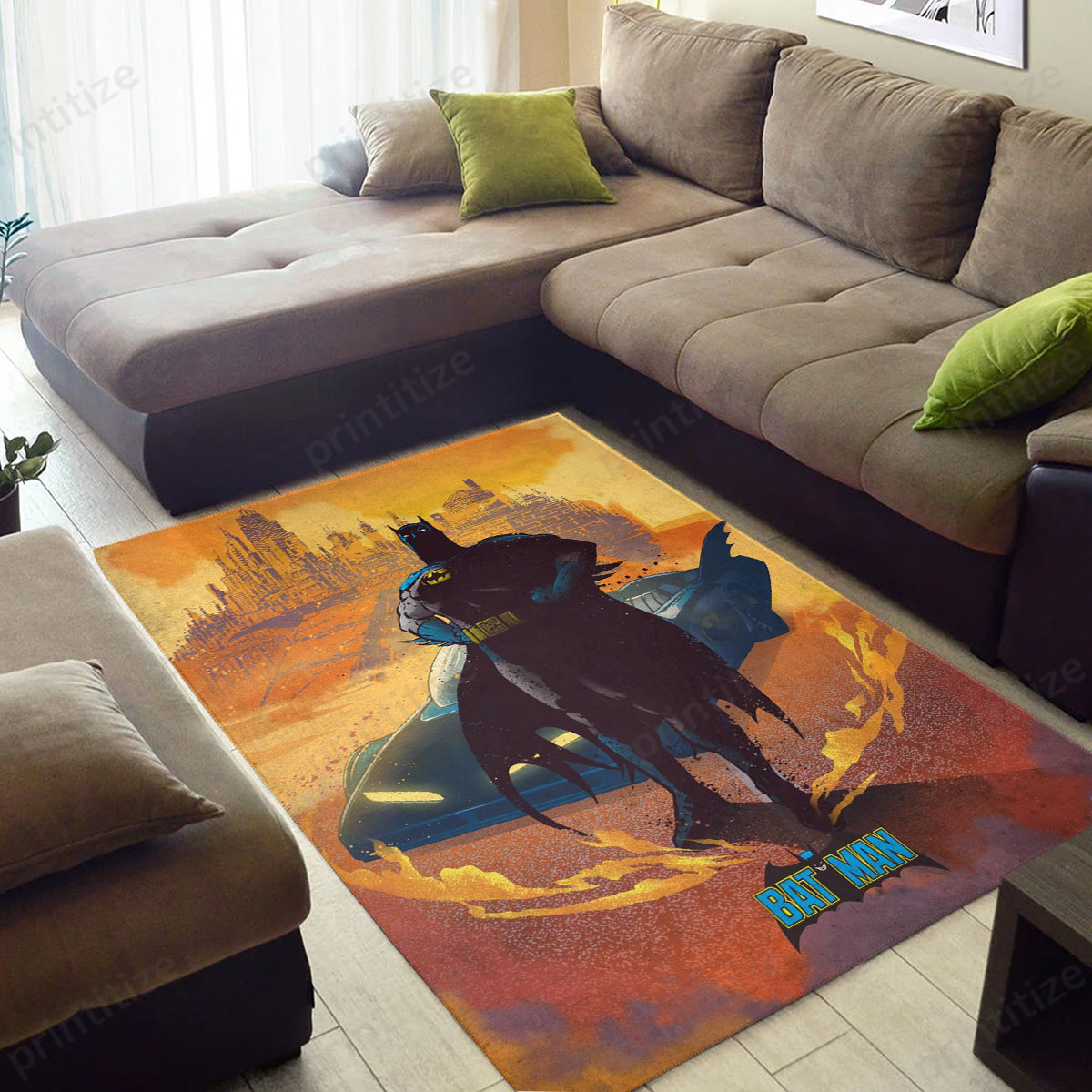 Buy Dc Comics Batman Over The Years 1985 Rug Online | Free Shipping ...