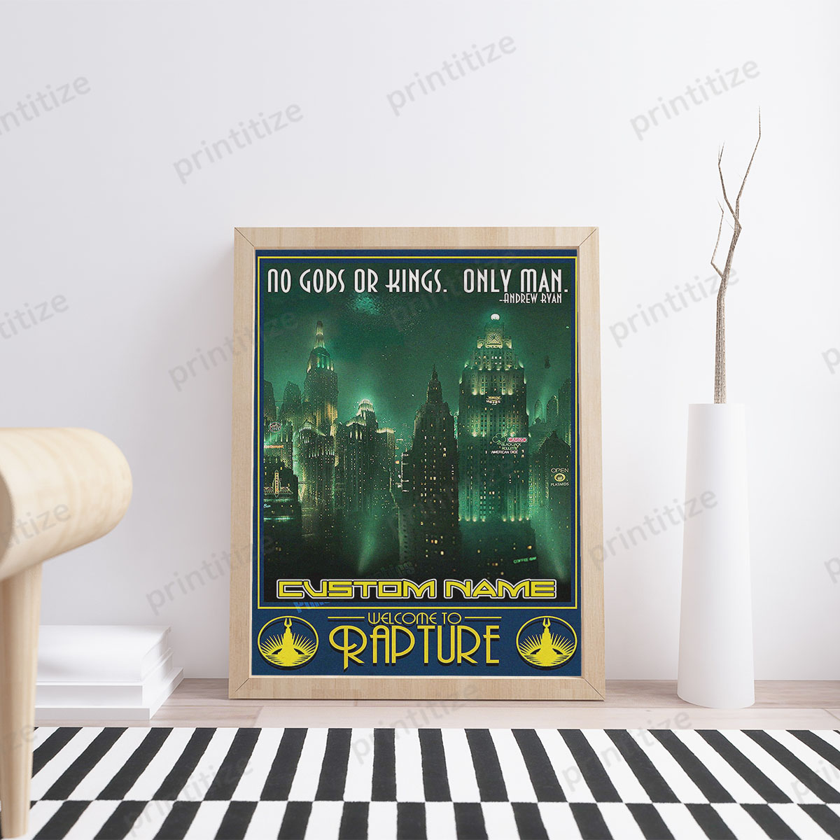 Buy Personalized Custom Name Bioshock Welcome To Rapture Portrait ...