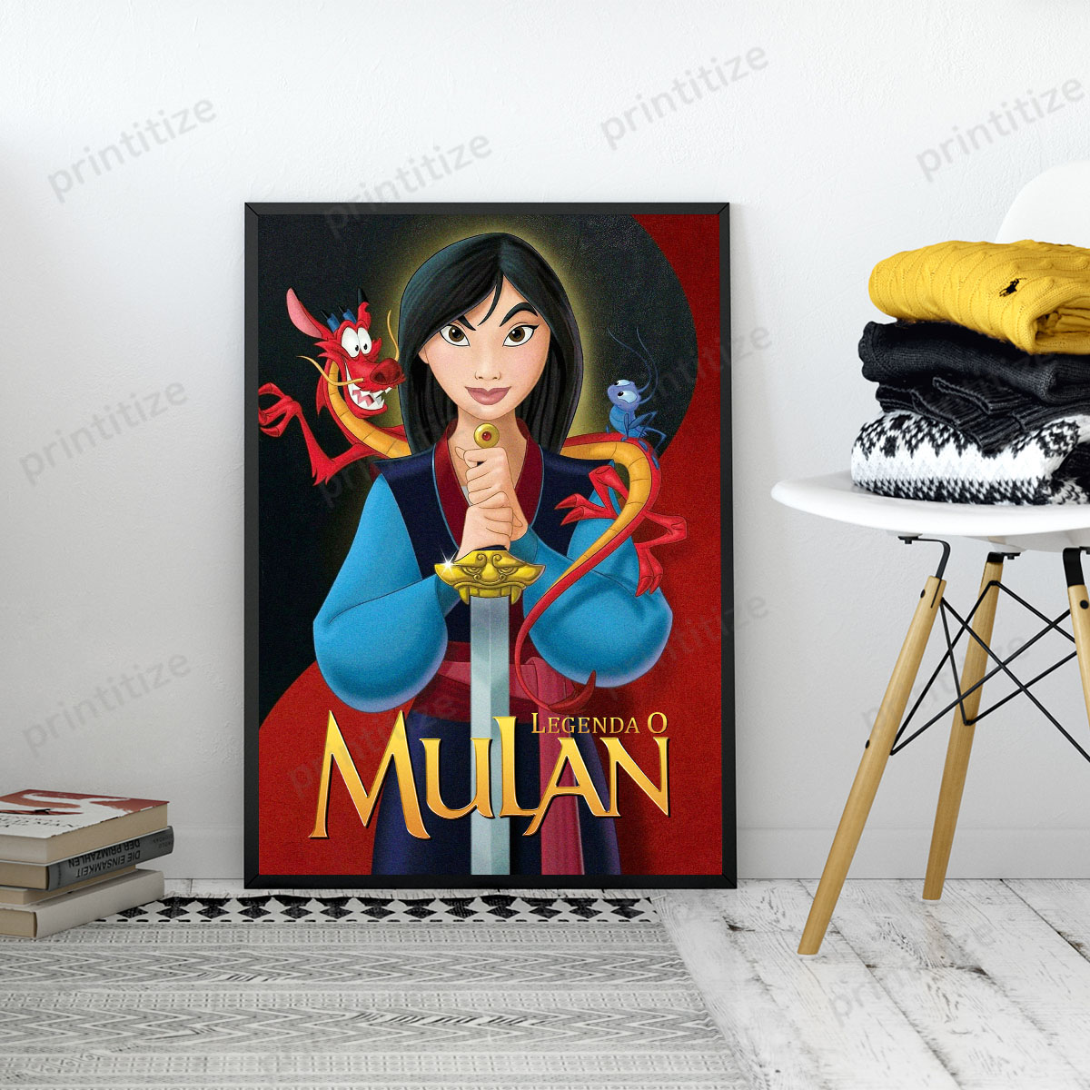 Buy Disney Mulan Portrait Poster Online | Free Shipping | Printitize