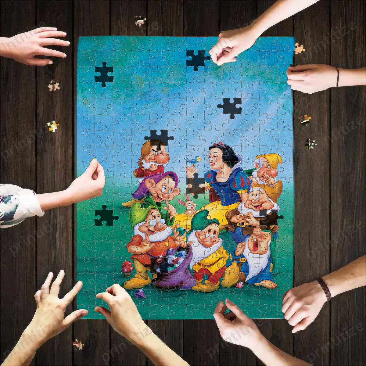 Buy Snow White And The Seven Dwarfs Puzzle Online | Free Shipping ...